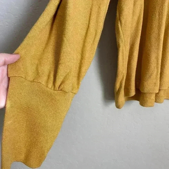 Madewell Puff-Sleeve Scoopneck Top Cumin Size XXL - Picture 5 of 9